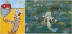 Bilder Michael Manier "Aladin" und Silvia Uhlisch "Meerjungfrau"