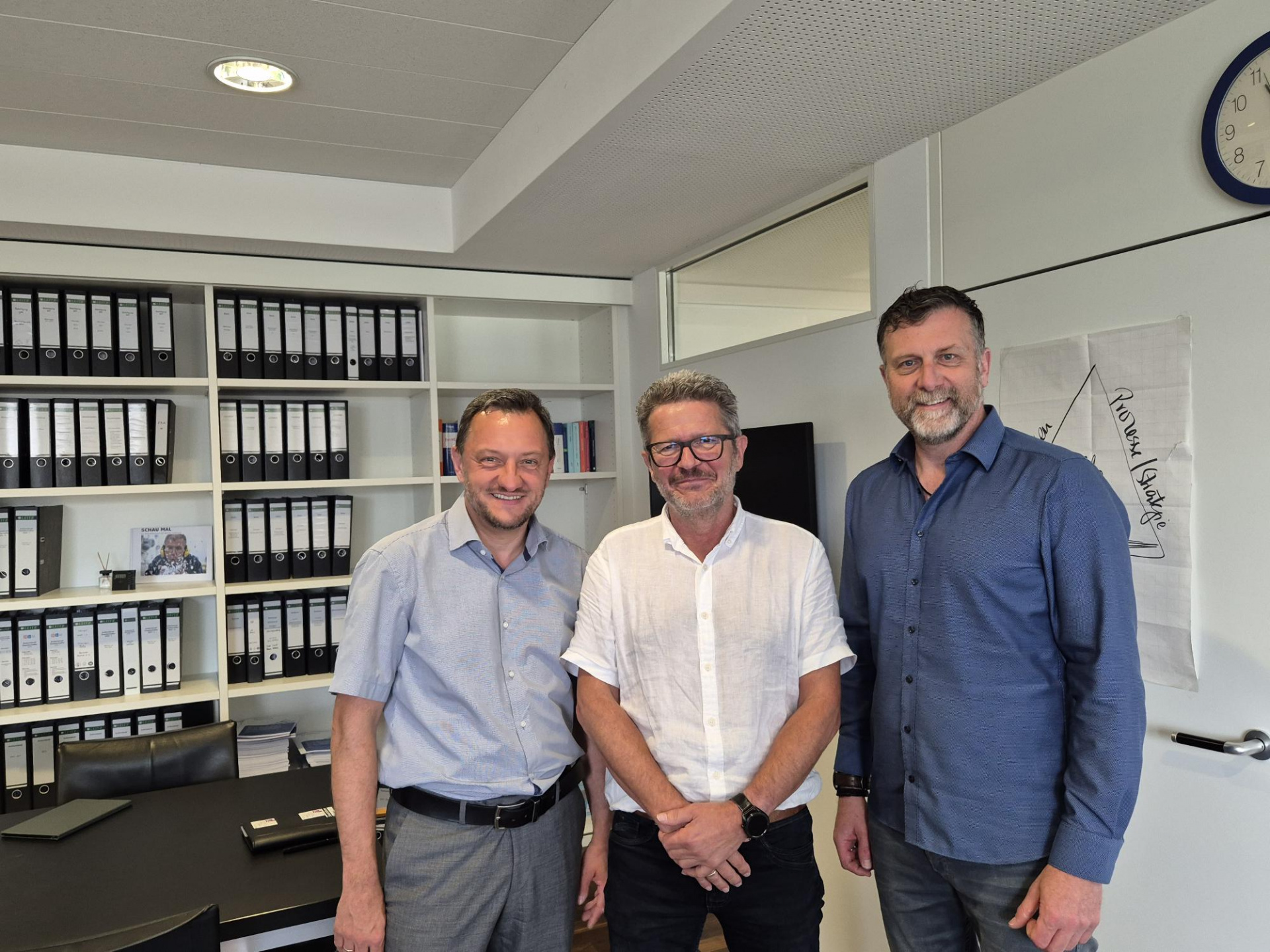 von links: Herr Umsonst, Herr Zobeley, Herr Huber
© LAG WfbM RLP von links: Herr Umsonst, Herr Zobeley, Herr Huber
© LAG WfbM RLP